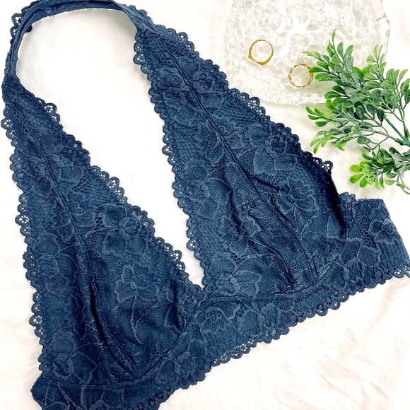 Bongo Blue Halter Bralette, Women’s Size X-Large. - Picture 3 of 8